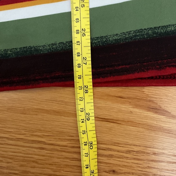 Striped Long Sleeve Top with Leopard Print - Picture 5 of 5